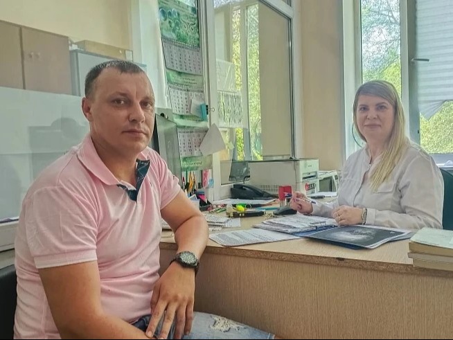Ветеран СВО вернулся на своё прежнее рабочее место.